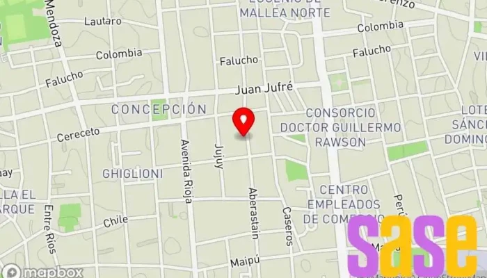 mapa de F M Moreno  en San Juan