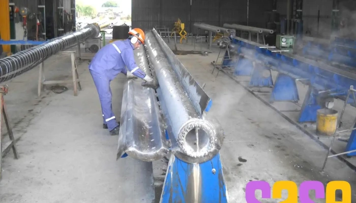 Fabrica De Postes   Cooperativa Electrica De Venado Tuerto Maquina - Venado Tuerto