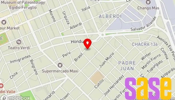 mapa de Fagtron Electronica Tienda de electrónica en Trelew