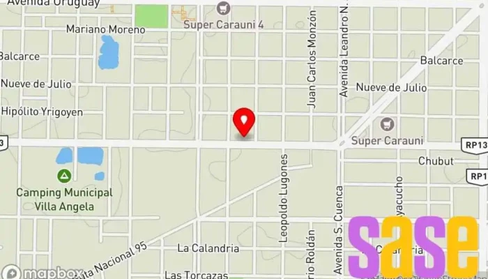 mapa de FERRELEC Ferretería, Proveedor de productos de limpieza, Tienda de electricidad, Tienda de artículos para el hogar, Tienda de iluminación, Tienda de material sanitario, Pinturería, Tienda de herramientas en Villa Angela
