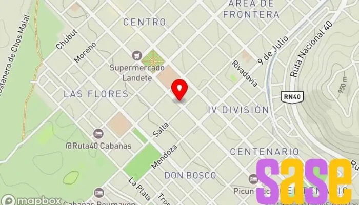 mapa de Ferreteria Yapeyu Agente Stihl Ferretería en Chos Malal
