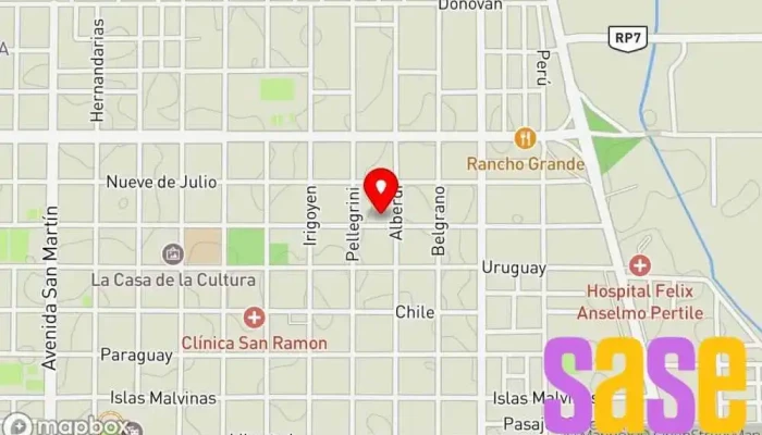 mapa de FloCar Electricidad Tienda de electrónica en Gral. José de San Martín