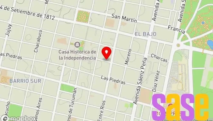 mapa de FM 91.3 Radio Activa Emisora de radio en San Miguel de Tucumán