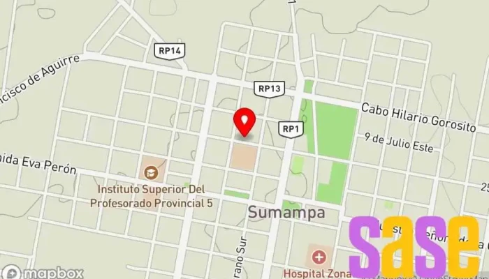 mapa de FM Alternativa 102.5 Emisora de radio en Sumampa