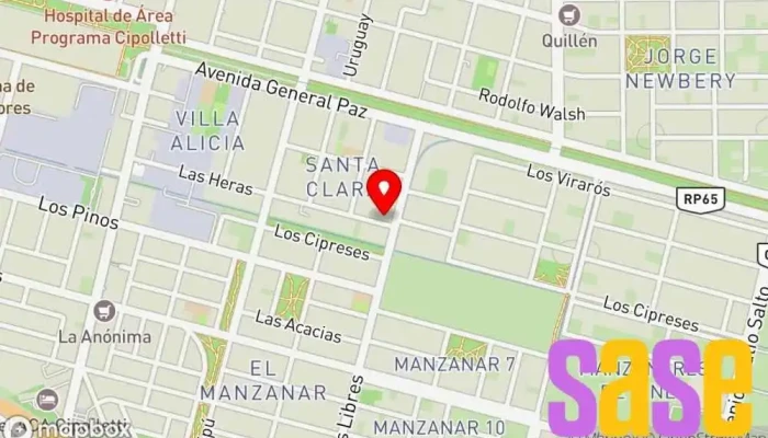 mapa de FM AZUL 103.1 MHZ Emisora de radio en R8324 Cipolletti