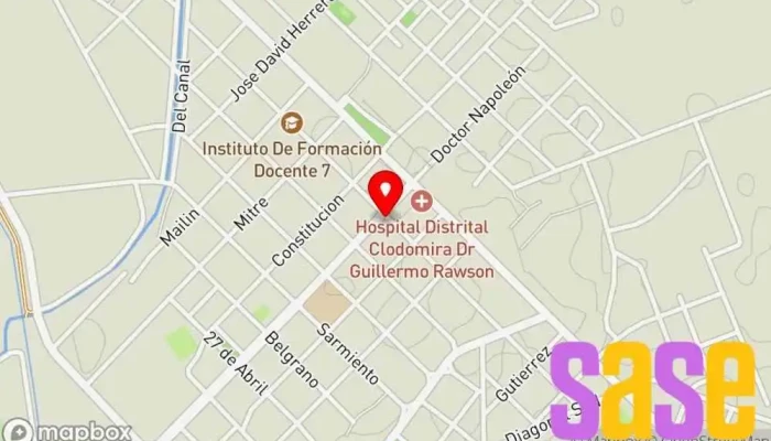 mapa de FM CULTURAL 106.5 MGHZ Emisora de radio en Clodomira