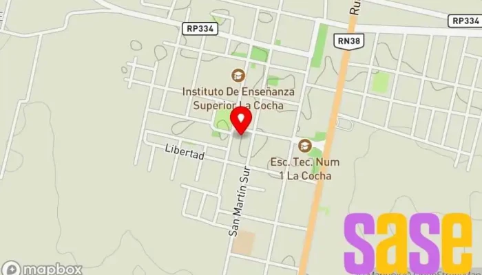 mapa de FM EcoSur Emisora de radio en La Cocha