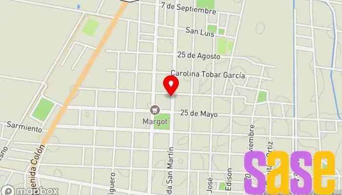 mapa de FM Fiesta Emisora de radio en Quines