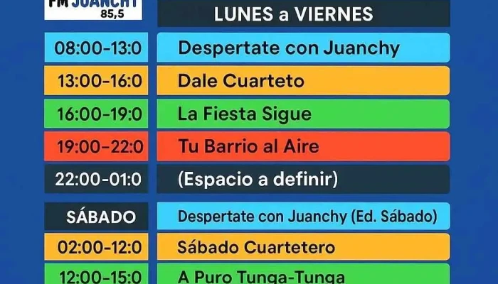 Fm Juanchy 89.5 Córdoba - X5012 Córdoba