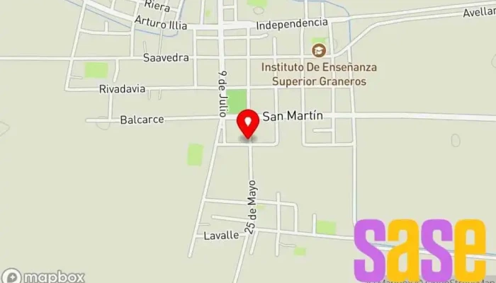 mapa de FM Malvinas Argentinas Emisora de radio en Graneros