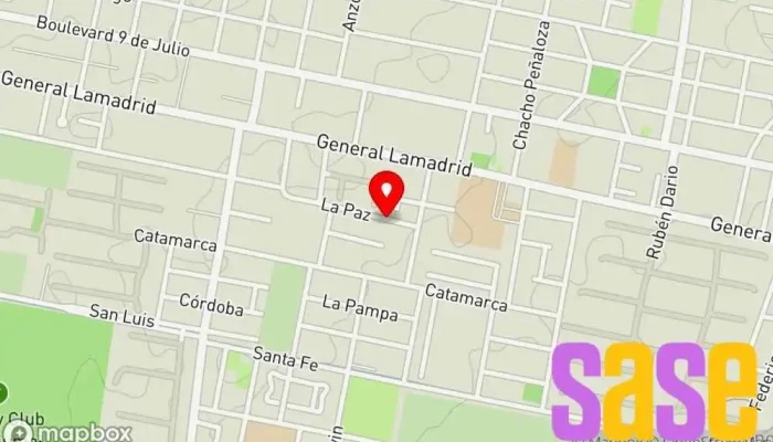 mapa de FM San Alfonso 103.9 Emisora de radio en AOZ