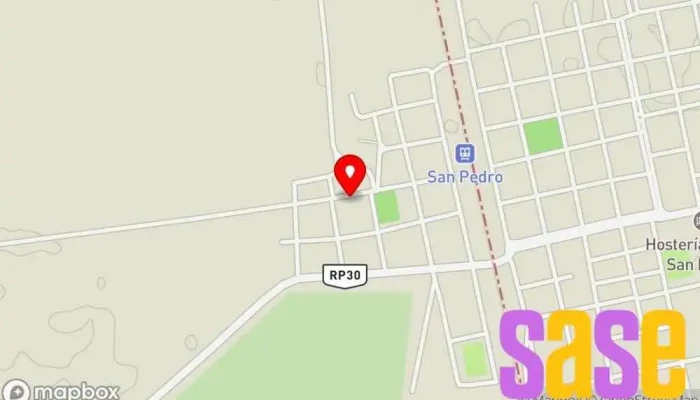 mapa de FM Santa Rosa Emisora de radio en San Pedro