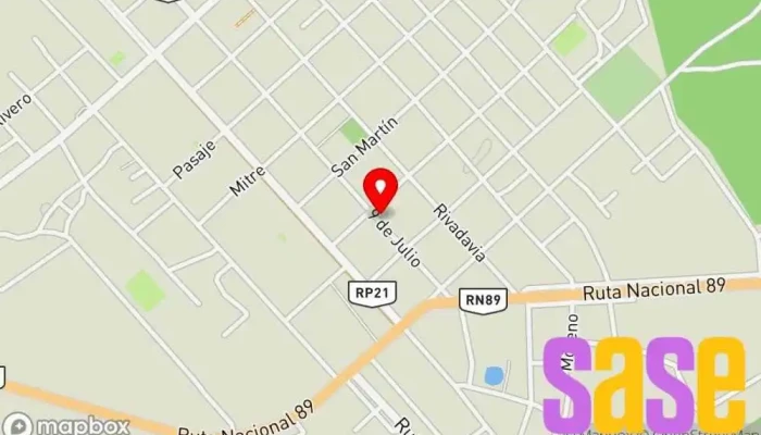 mapa de FM Sensacion Empresa de medios de comunicación en Suncho Corral