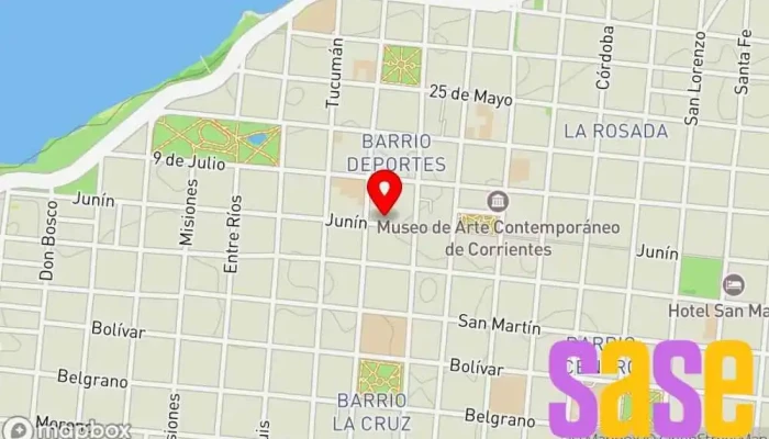 mapa de FM XPRESS 107.7 LA100 Emisora de radio en W3400AVS