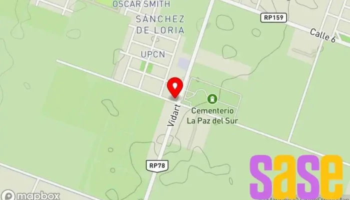 mapa de F&P Establecimiento de reparación de artículos electrónicos en Pocito
