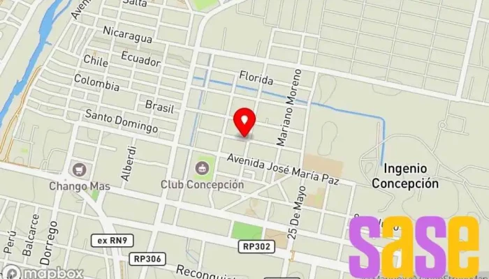 mapa de Frecuencia 20 Emisora de radio en Banda del Río Salí