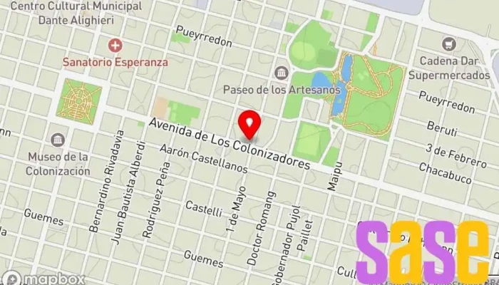 mapa de Fv Electrónica (Sucursal 2) Comercio en Esperanza