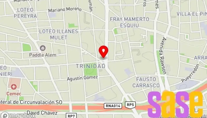 mapa de G Y A Materiales Electricos Comercio en San Juan