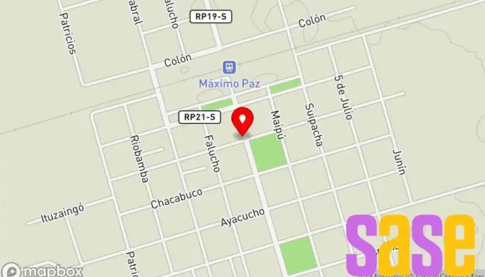 mapa de Gabelich - tienda de electricidad y reparaciones Tienda de electrónica en Maximo Paz