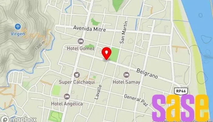 mapa de Gade Electricidad Sucursal Belén Catamarca Comercio en Belén
