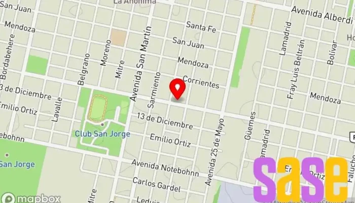 mapa de GALFIONE Electricidad Comercio en San Jorge