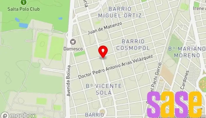 mapa de GD Inyección Electrónica Taller de reparación de automóviles en Salta