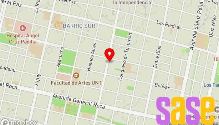 mapa de Genaro Electronics Tienda de electrónica en San Miguel de Tucumán