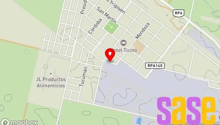 mapa de Generacion Ticino Biomasa S.A.  en Ticino