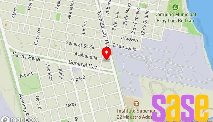 mapa de Gess Sistemas Tienda de informática en Fray Luis Beltrán