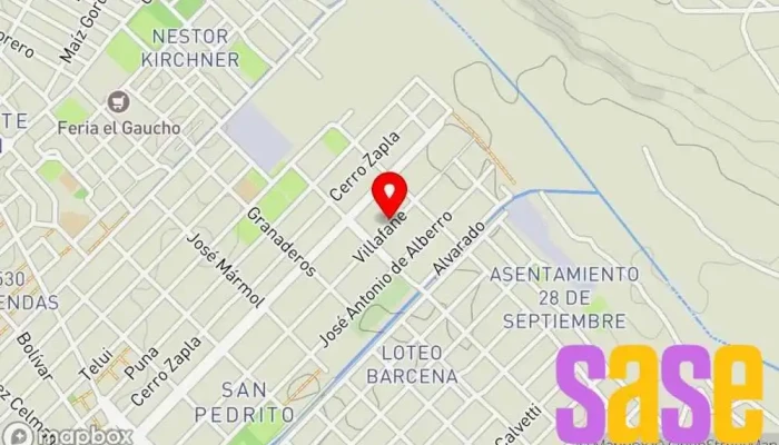 mapa de GET Servicios Industriales Establecimiento de reparación de artículos electrónicos, Ingeniero eléctrico, Asesor en ingeniería, Servicio de reparación de neveras en San Salvador de Jujuy