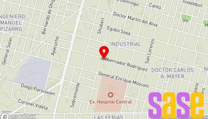 mapa de Giachero Electricidad Tienda de electricidad en Río Cuarto