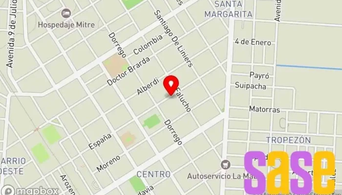 mapa de Giampieri Electricidad Tienda de iluminación en Gálvez