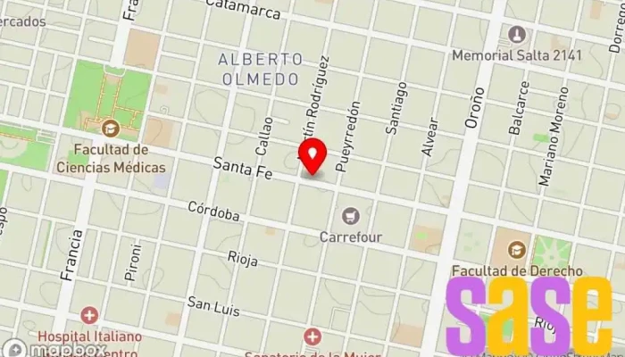 mapa de Giménez Electronica Tienda de componentes electrónicos, Proveedor de repuestos de electrodomésticos, Tienda de accesorios informáticos en Rosario