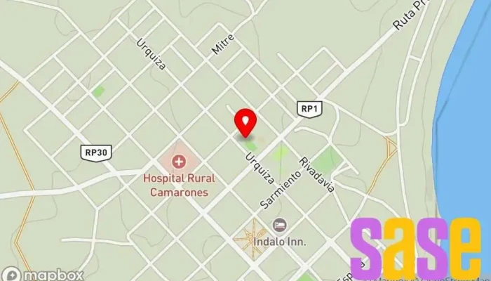 mapa de Gimnasio Municipal De Camarones Gimnasio en Camarones