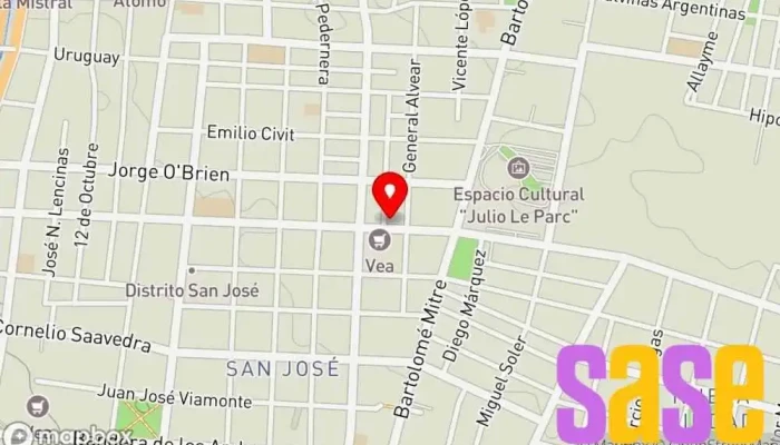 mapa de GM SERVICIO TECNICO LED- LCD - PAVA ELECTRICA - HORNO ELECTRICO - MICROONDAS- CONTROL REMOTO Tienda de electrónica, Establecimiento de reparación de artículos electrónicos en San José