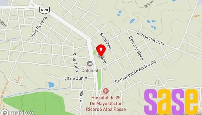 mapa de GPS Taller - Electricidad y Repuestos Quique Taller mecánico, Taller de reparación de automóviles en 25 de Mayo