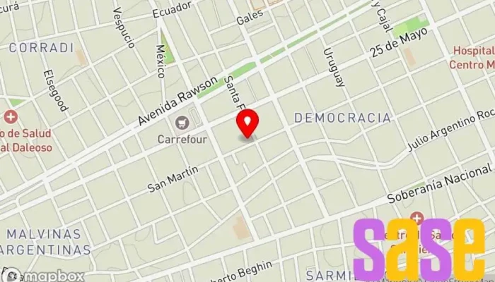 mapa de GPS Taller - Electro Car Taller mecánico, Taller de reparación de automóviles, Taller de reparaciones eléctricas en Trelew