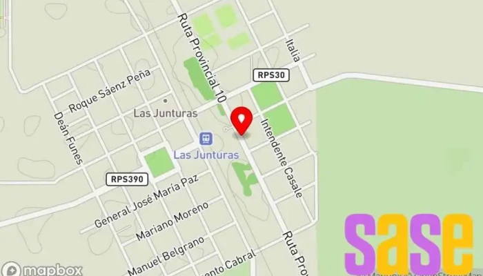 mapa de GPS Taller – Electromecanica Ezequiel Taller mecánico, Taller de reparación de automóviles en Las Junturas