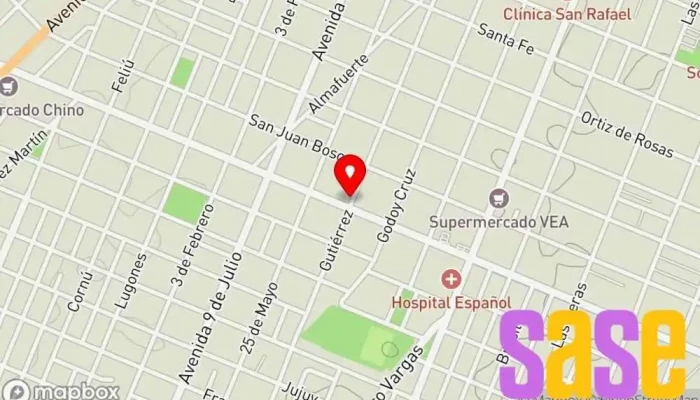 mapa de GPS Taller - Electromecanica Valentin Taller mecánico, Taller de reparación de automóviles en San Rafael