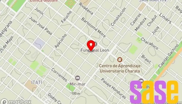 mapa de GPS Taller – Electronica Leo Taller mecánico, Taller de reparación de automóviles en Charata