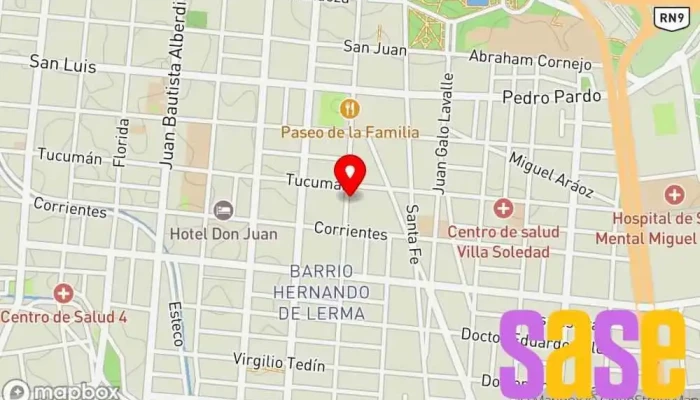 mapa de GPS Taller - Taller de Electricidad Juan Herrera Taller mecánico, Taller de reparación de automóviles en Salta