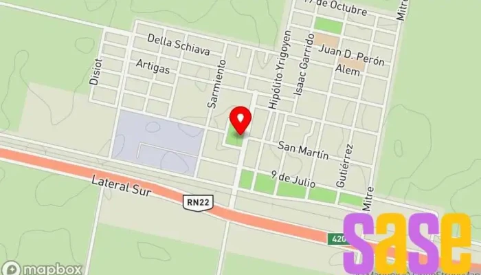 mapa de Gral. Enrique Godoy  en Gral. Enrique Godoy