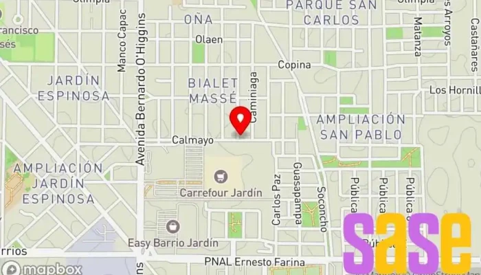 mapa de Grb Electrónica Automotriz Taller de reparación de automóviles en Córdoba