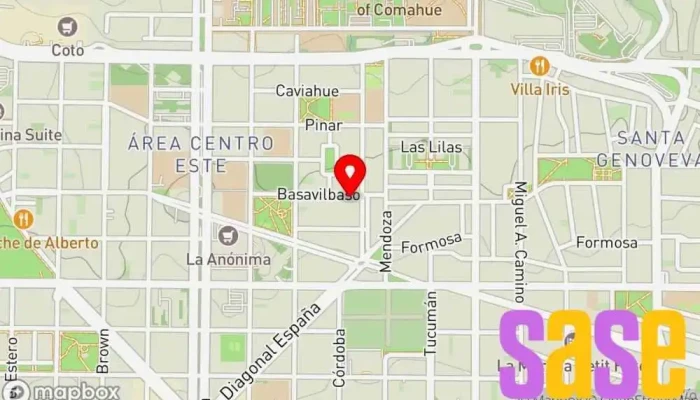 mapa de Grupo Confluencia Oficinas de empresa en Neuquén