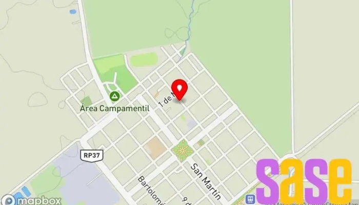 mapa de GS Materiales Eléctricos Comercio en Gral. Campos