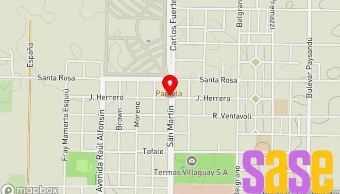 mapa de GUERRERO ELECTRICIDAD - SUC. VILLAGUAY Tienda de electricidad, Tienda general, Tienda de iluminación en Villaguay