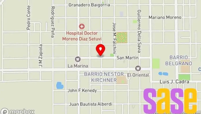 mapa de GyS Electronica Tienda de electrónica en Santa Sylvina