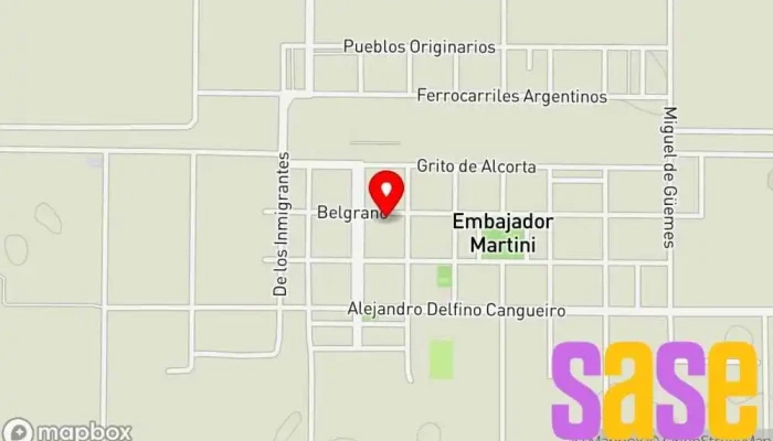 mapa de HM servicios informáticos Tienda de componentes electrónicos en Embajador Martíni