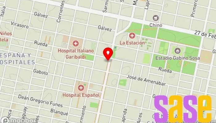 mapa de Iluminación y Electricidad San Martín Tienda de iluminación, Ferretería en Rosario