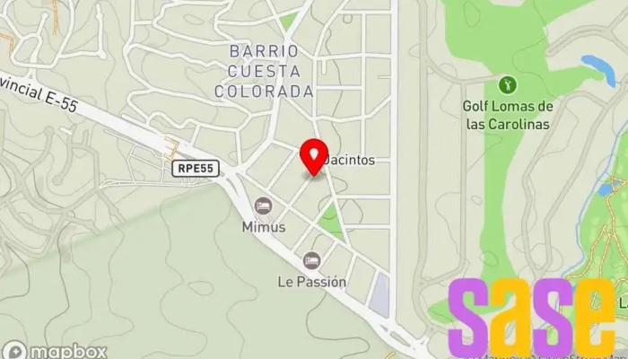 mapa de INDUSTRIAS SUR SRL Fabricante de artículos electrónicos, Importador, Fábrica, Proveedor de sistemas de seguridad, Fabricante de herramientas, Mayorista en La Calera